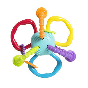 Playgro - Loptička s hryzacími držadlami