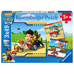 Ravensburger Tlapkova Patrola Puzzle 3x49 dílků