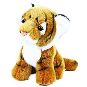 Plyšový tiger sediaci 18 cm ECO-FRIENDLY