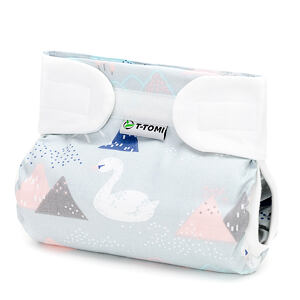 T-TOMI Ortopedické abdukčné nohavičky - suchý zips, swan 5-9 kg