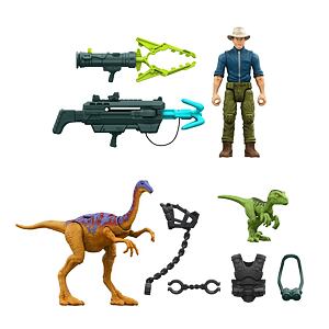 Mattel Jurassic World Alan Grant s dinosaury a doplňky