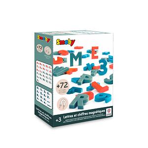 Smoby Magnetické písmená a čísla 72 ks