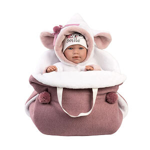 Llorens 74048 NEW BORN - realistická bábika bábätko so zvukmi a mäkkým látkovým telom - 42 cm
