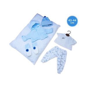 Llorens M844-29 oblečenie pre bábiku bábätko NEW BORN veľkosti 43-44 cm