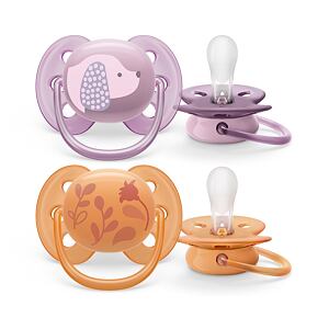 Philips AVENT Cumlík Ultrasoft Premium Zvieratko 6-18m, 2 ks
