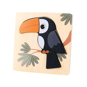 Zopa Dřevěné puzzle malé Toucan