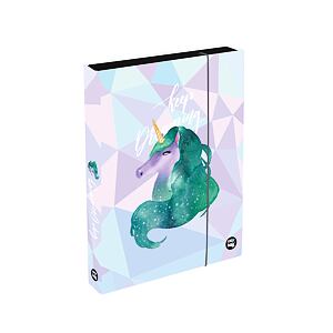 Oxybag Box na sešity A4 Jumbo OXY Sherpy Unicorn