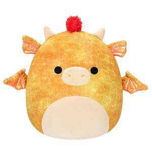 SQUISHMALLOWS Zlatý drak - Dieric, 40 cm