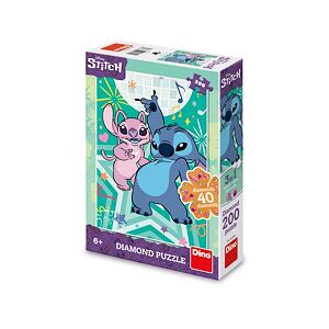 Dino STITCH 200 diamond Puzzle