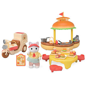 Sylvanian Families Pojízdný stánek s hamburgery