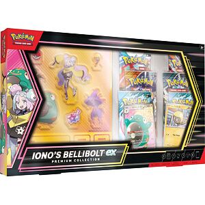 Colecția Premium Bellibolt ex a lui Iono cu JOC-ul de cărți Pokémon