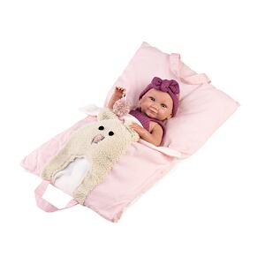Llorens 73812 NEW BORN dievčatko, realistická bábika bábätko s celovinylovým telom - 40 cm