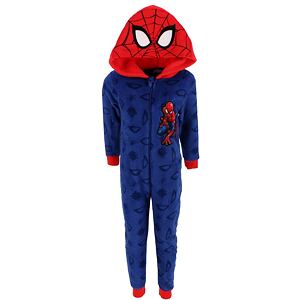 Cozy Noxxiez OS554B Spiderman - multifunktionaler 3-in-1-Jumpsuit für Kinder, Größe 110/116