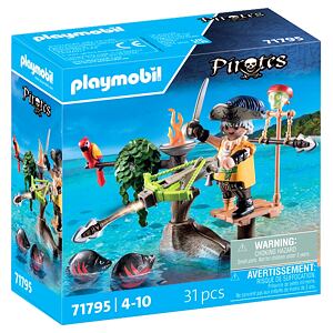 Playmobil Pirát s balistom