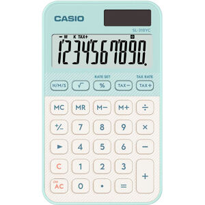 CASIO Taschenrechner grün