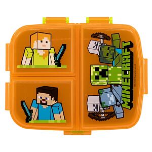 Cutie de gustări STOR Minecraft XL cu compartimente