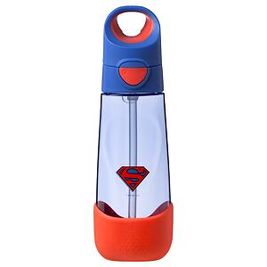 b.box Lahev na pití s brčkem 600 ml - Superman
