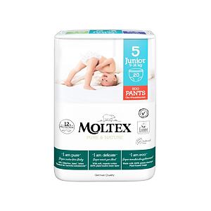 Moltex Pure & Nature naťahovacie plienkové nohavičky Junior 9-14 kg (20 ks)