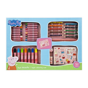 Výtvarný kufrík 100ks - Peppa Pig