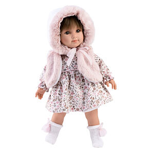 Llorens SARA - realistická bábika s mäkkým látkovým telom - 35 cm