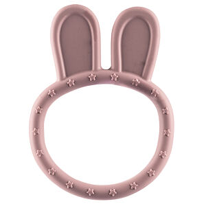 Zopa Silikonové kousátko Rabbit, růžové