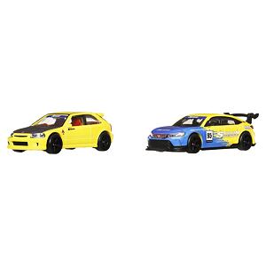 Mattel Hot Wheels Prémiový angličák 2ks - Honda