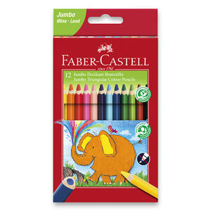 FABER-CASTELL Pastelky Extra Jumbo 12 barev