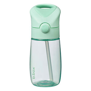 b.box Láhev na pití s brčkem Junior 380 ml - spearmint