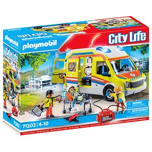 Playmobil Sanitka se zvukem a světlem