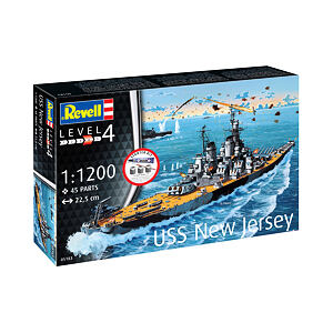 Revell Starter Kit loď 75183 - Battleship USS New Jersey (1:1200)