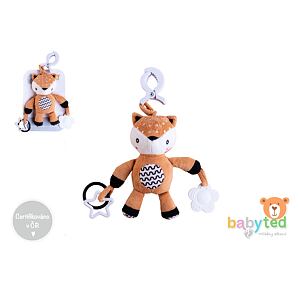 Babyted Srnček hrkálka plyš 30cm záves na postieľku/kočík