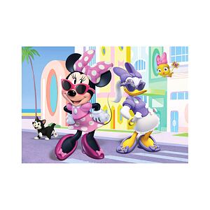 Puzzle cu Minnie și Daisy în oraș, 100 de piese XL