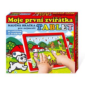 Tablet farma pre najmenších Moje prvé zvieratká 24x19x1, 5cm na batérie v krabičke MPZ