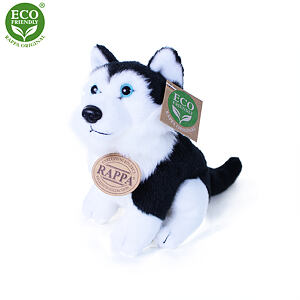 Plyšový pes husky 16 cm ECO-FRIENDLY