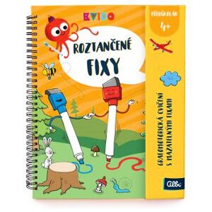 Kvído Mazateľné zošity aktivít - Grafomotorické cvičenia s mazateľnými fixkami 4+