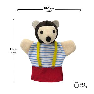 Moravská ústředna Pezi 11cm, prstový maňásek