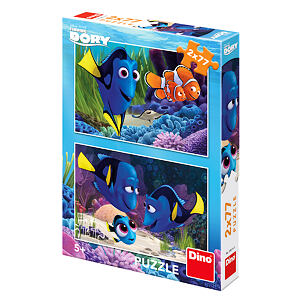 Dino Walt Disney Dory se našla Puzzle 2x77 dílků
