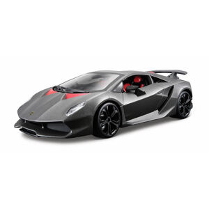 Bburago 1:24 Plus Lamborghini Sesto Elemento Metallic šedé