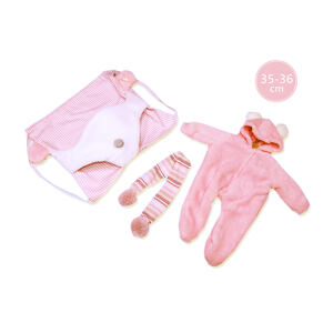 Llorens M636-34 oblečenie pre bábiku bábätko NEW BORN veľkosti 35-36 cm