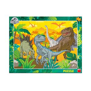 Dino Jurský svět Deskové puzzle, 40 dílků