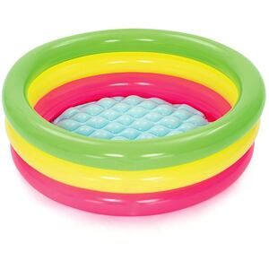Bestway Nafukovací bazénik ružovo-žlto-zelený, priemer 70 cm