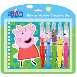 Set s fúkacími fixami a notesom Prasiatko Peppa