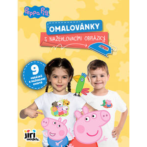 Jiri Models Omaľovánky s nažehľovacími obrázkami Prasiatko Peppa