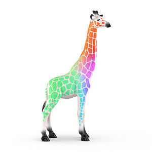 Schleich Žirafa 90 years edition