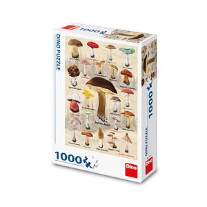 Dino Houby koláž Puzzle 1000 dílků