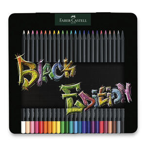 FABER-CASTELL Pastelky Black Edition 24 barev