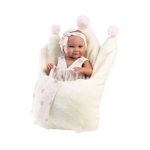 Llorens 73814 NEW BORN dievčatko, realistická bábika bábätko s celovinylovým telom 40 cm
