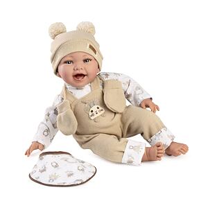 Guca 845 OLIVER - realistická bábika bábätko s mäkkým látkovým telom - 42 cm