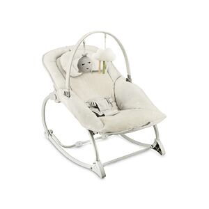 MoMi Vibrationsbett mit Melodien LAPIS hellgrau