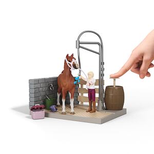 Schleich Sofiin mycí box pro koně